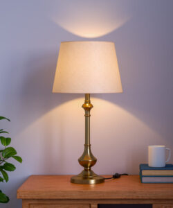 Tapered Golden Glamour Table Lamp